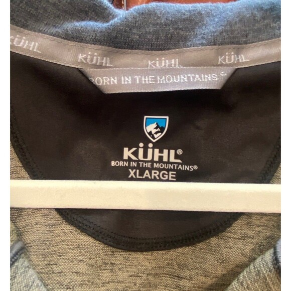 Kuhl Born In The Mountains 1/4 Zip KUHL Ryzer Pullover Sweater Size XL - Picture 9 of 9